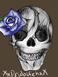 Skull Rose