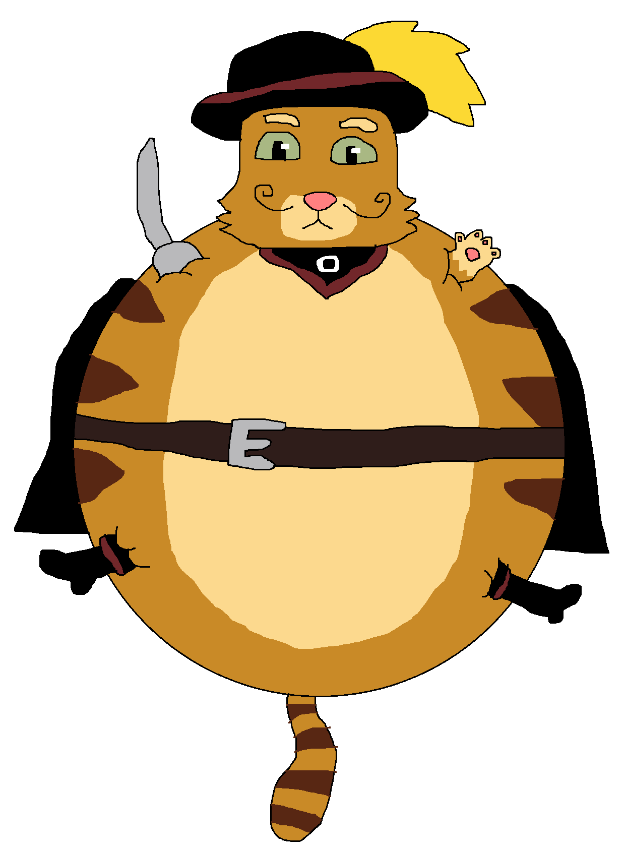 Inflated Puss in Boots by WhittierTech6Returns on DeviantArt