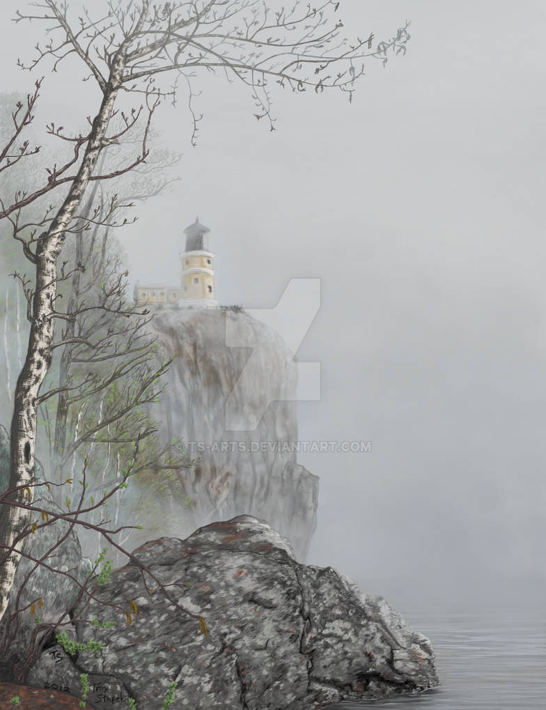 North Shore Lighthouse in the Fog