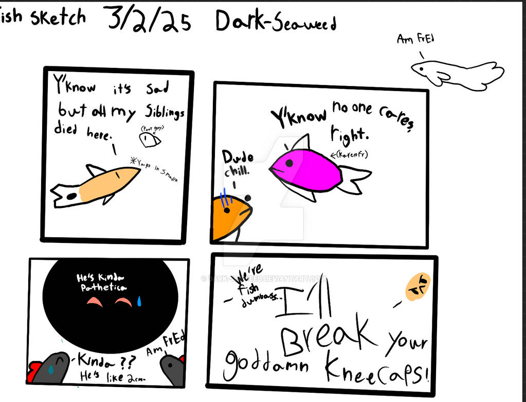 Disable Fish Comic fish comic idk by Dark-Seaweed on DeviantArt