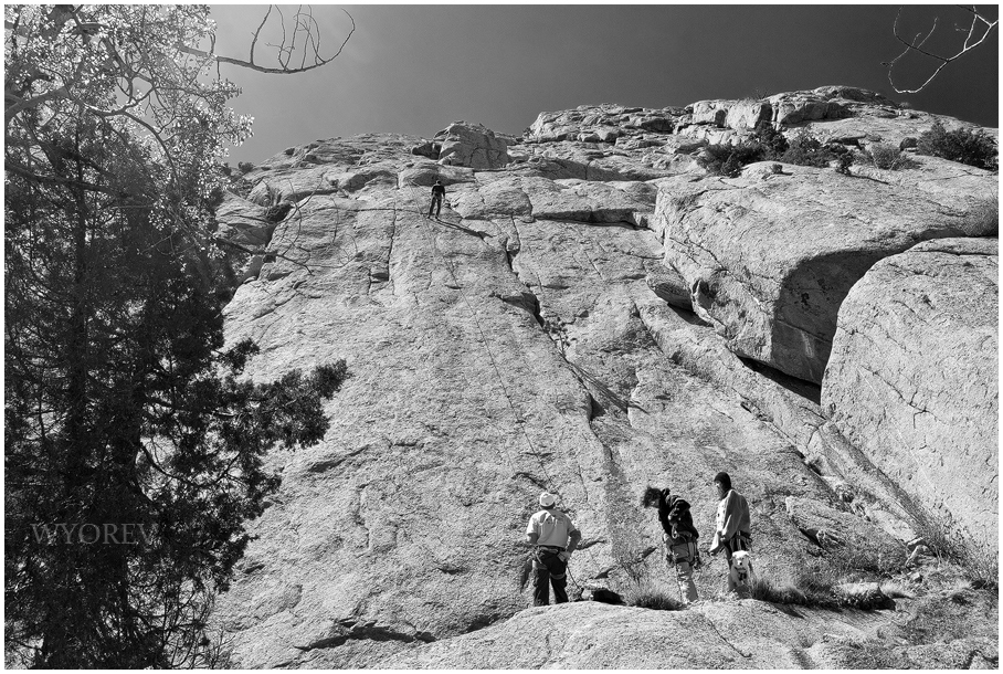 Climbing at Greyrock