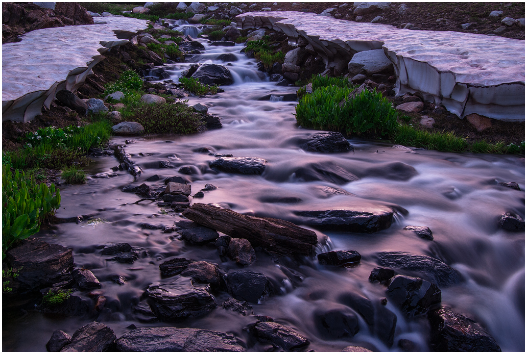 Evening Light on Libby Creek