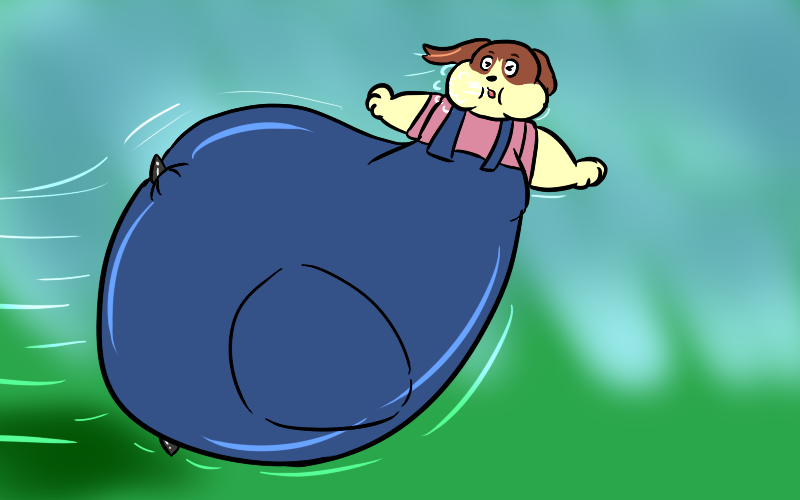 Deflating Chinku by RaccoonBoy98 on DeviantArt