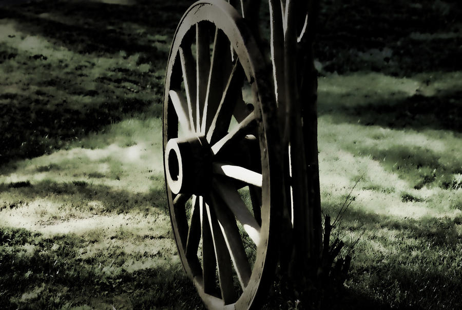 Ghostly Old Wheel