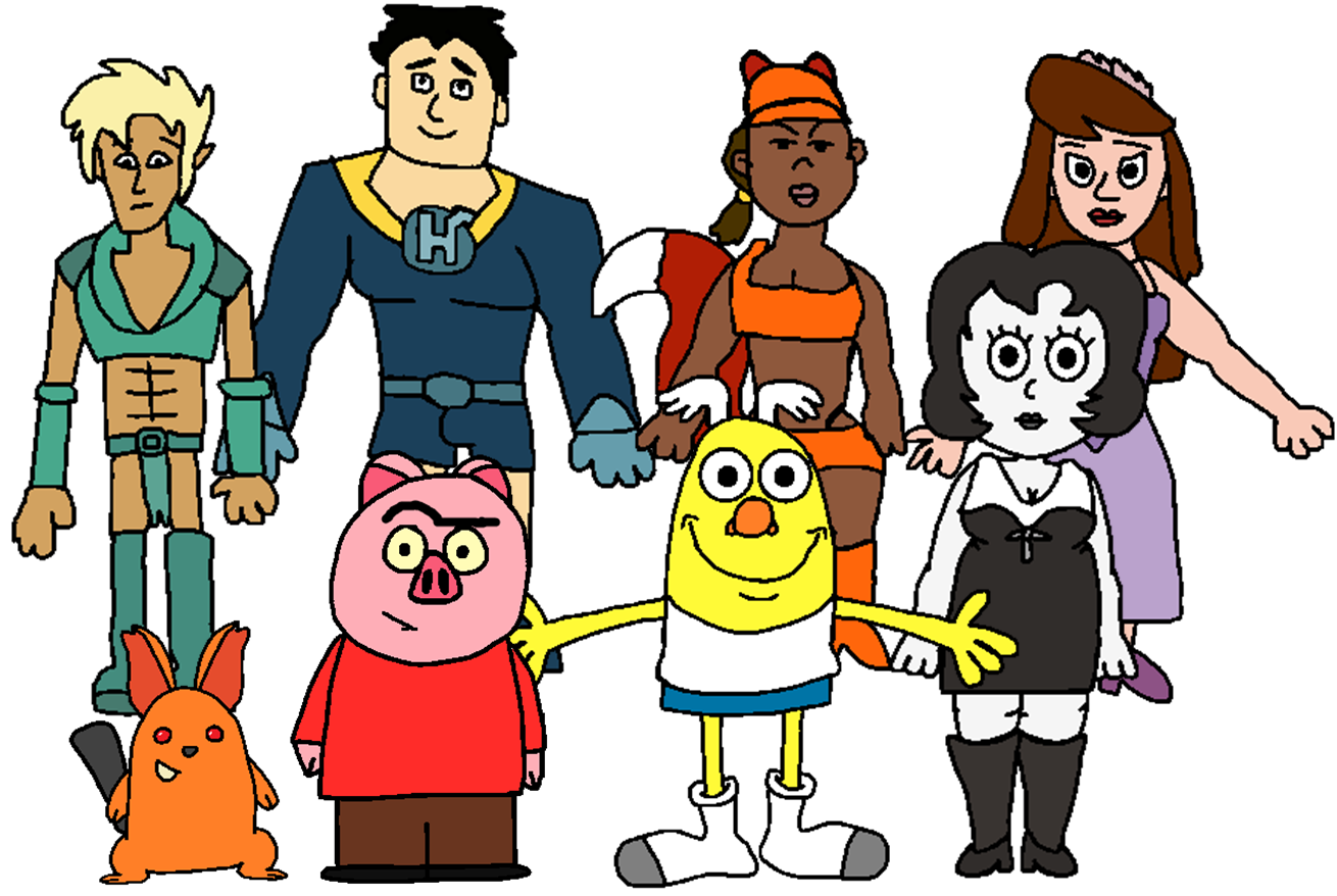 King of the Hill All 7 Main Character Gang by banielsdrawings on DeviantArt