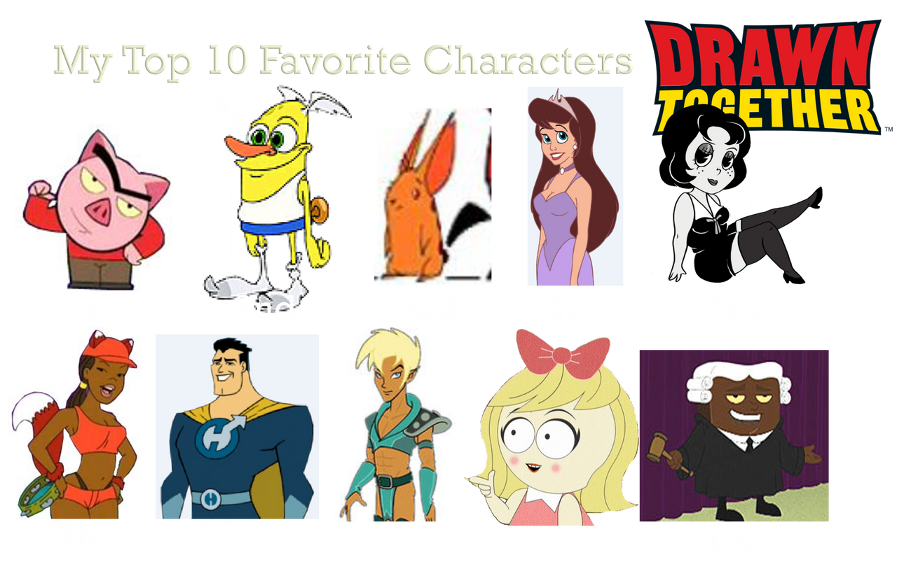 Drawn Together Names My Top 10 Favorite Characters from Drawn Together by banielsdrawings on ...