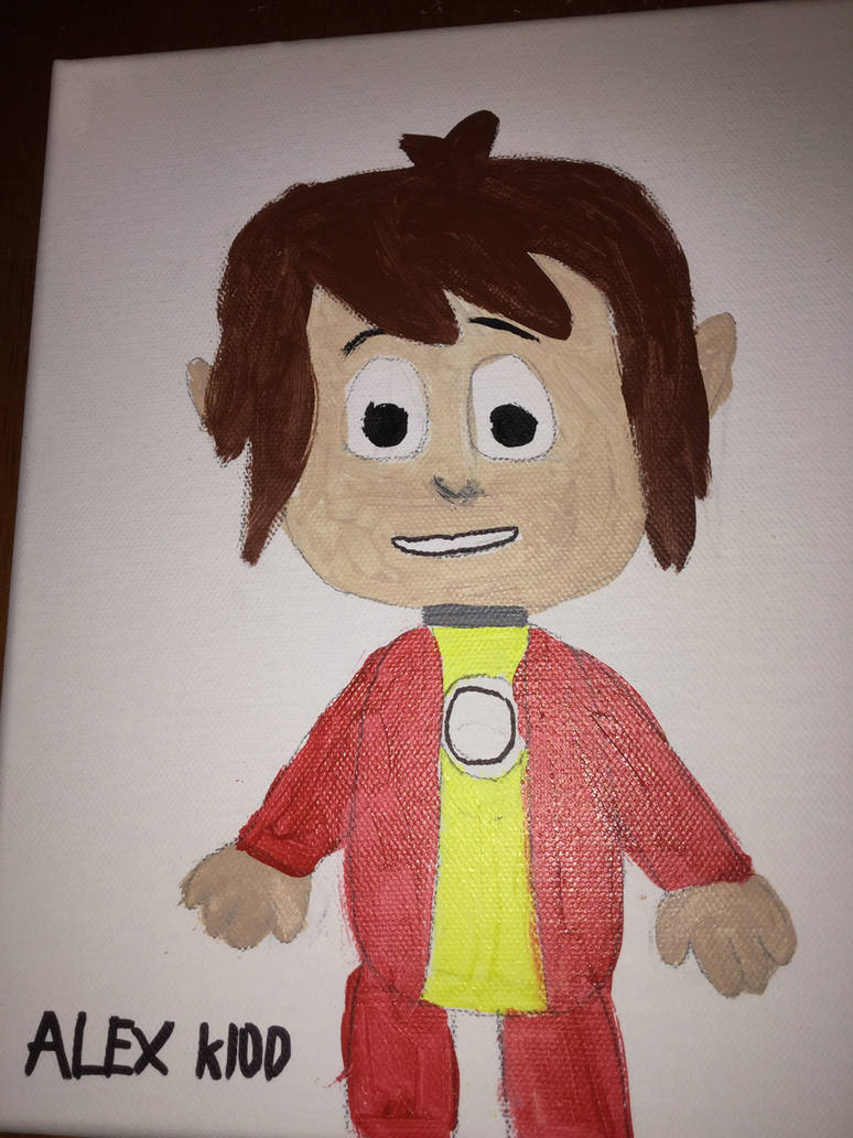 Alex Kidd Painting by banielsdrawings on DeviantArt
