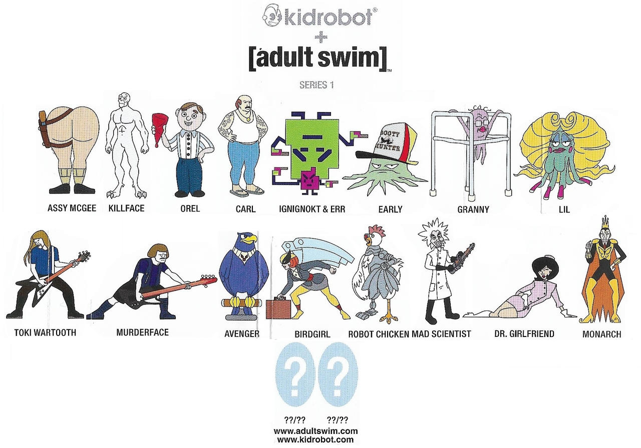 Kidrobot Adult Swim Figures Series 1 2008