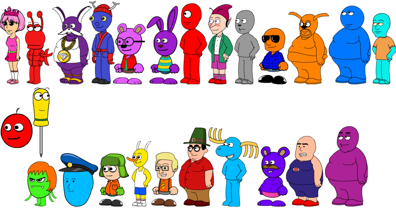 All My 2nd Favorite Characters In Wrapper Offline by banielsdrawings on ...