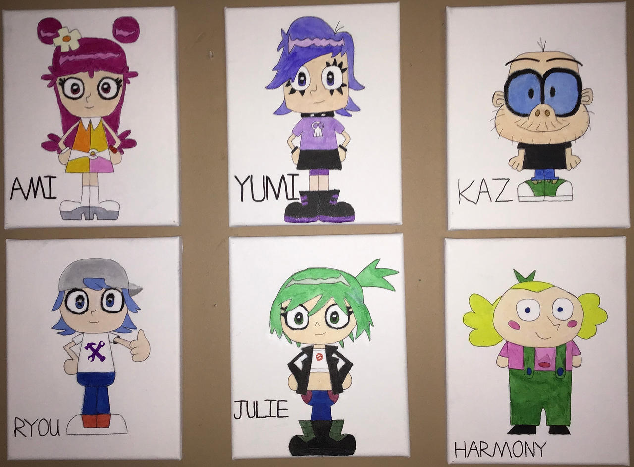 Hi Hi Puffy AmiYumi Paintings