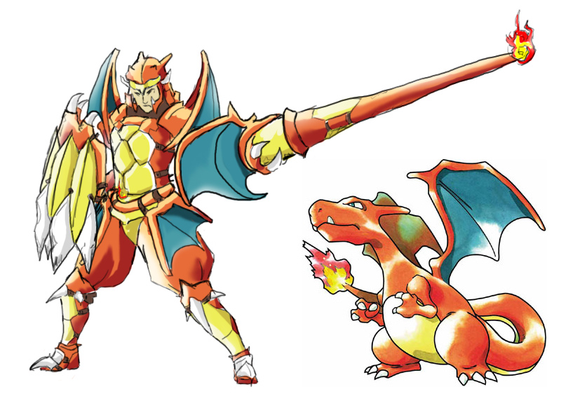 Pocket Monster Hunter #01: Mega Charizard X by PursuerOfDarkness on  DeviantArt