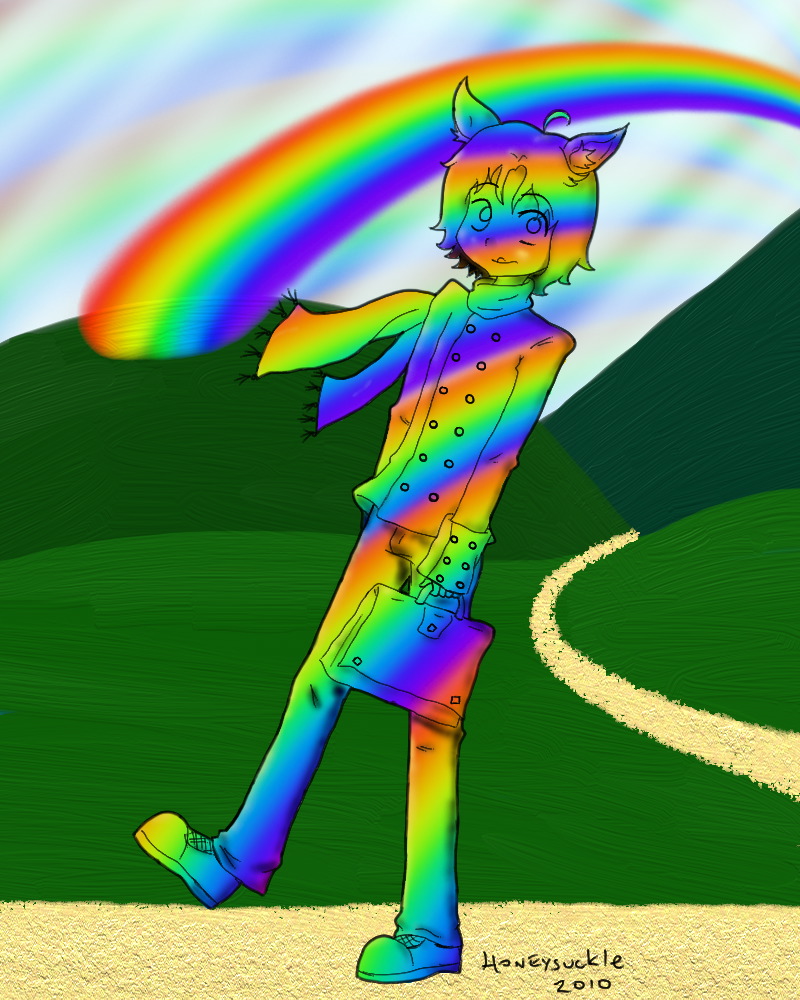 We walk on rainbows :P