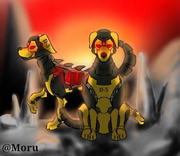 Cyborg Rottweiler Cyborg dogs by CursedMolten on DeviantArt