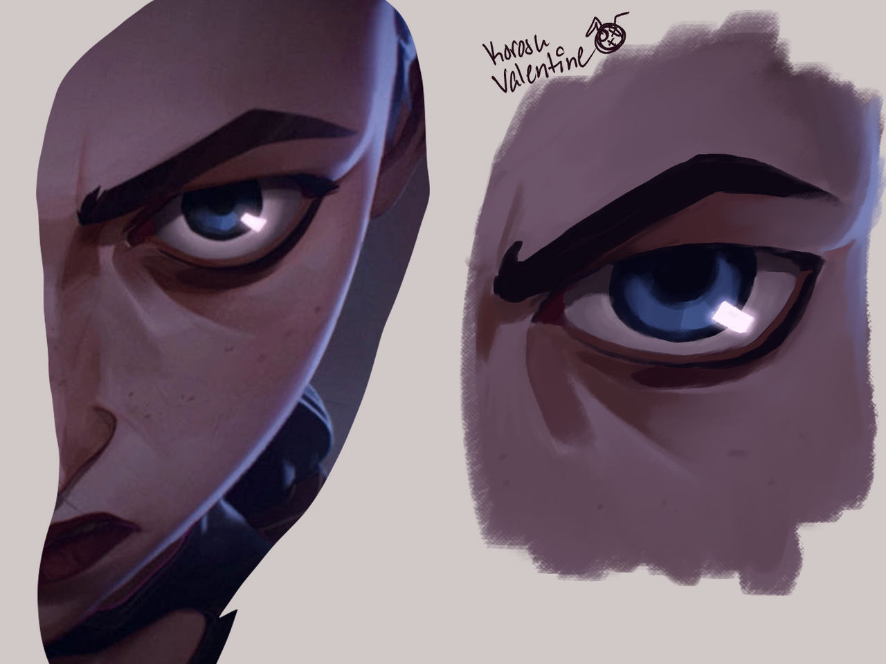 Jinx Arcane Eye Study by KorosuValentine on DeviantArt