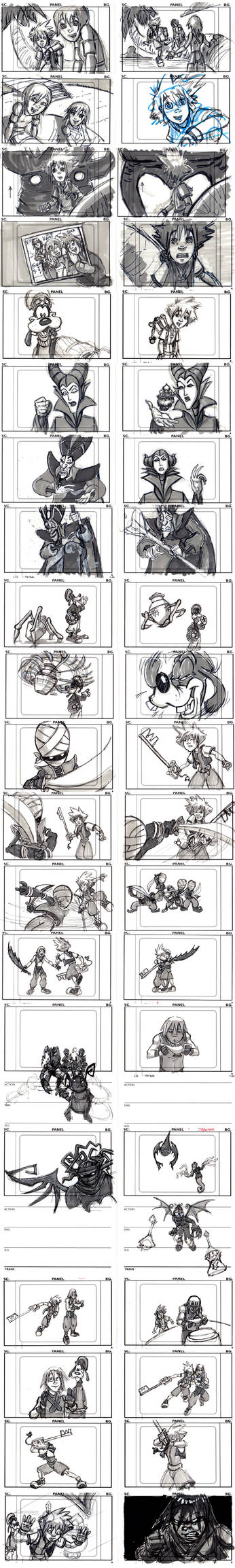 Kingdom Hearts Pilot Board by SethKearsley
