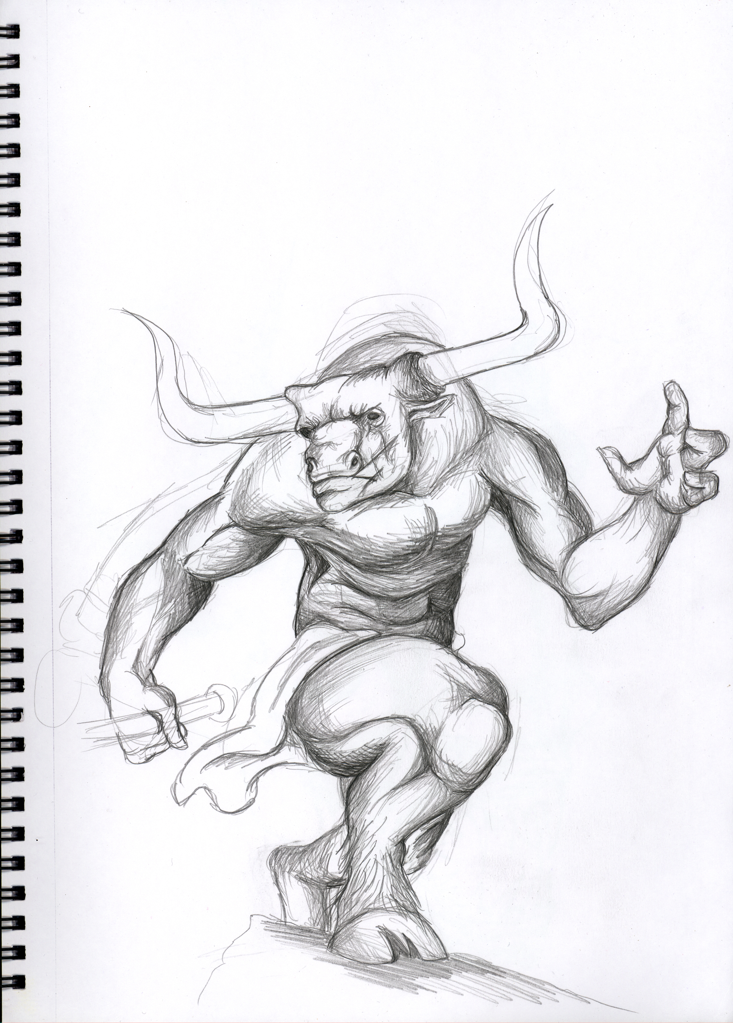 Minotaur sketch