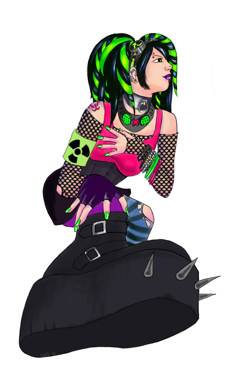 Cyber goth girl