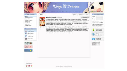 Wings Of Dreams - Webdesign