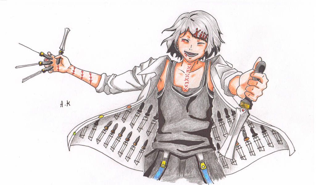 Juuzou With Knives By Anna94K On DeviantArt juuzou-with-knives-by-anna94k-on-deviantart