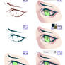 Coloring eyes tutorial in sai