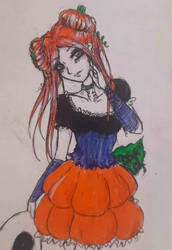 Pumpkin witch