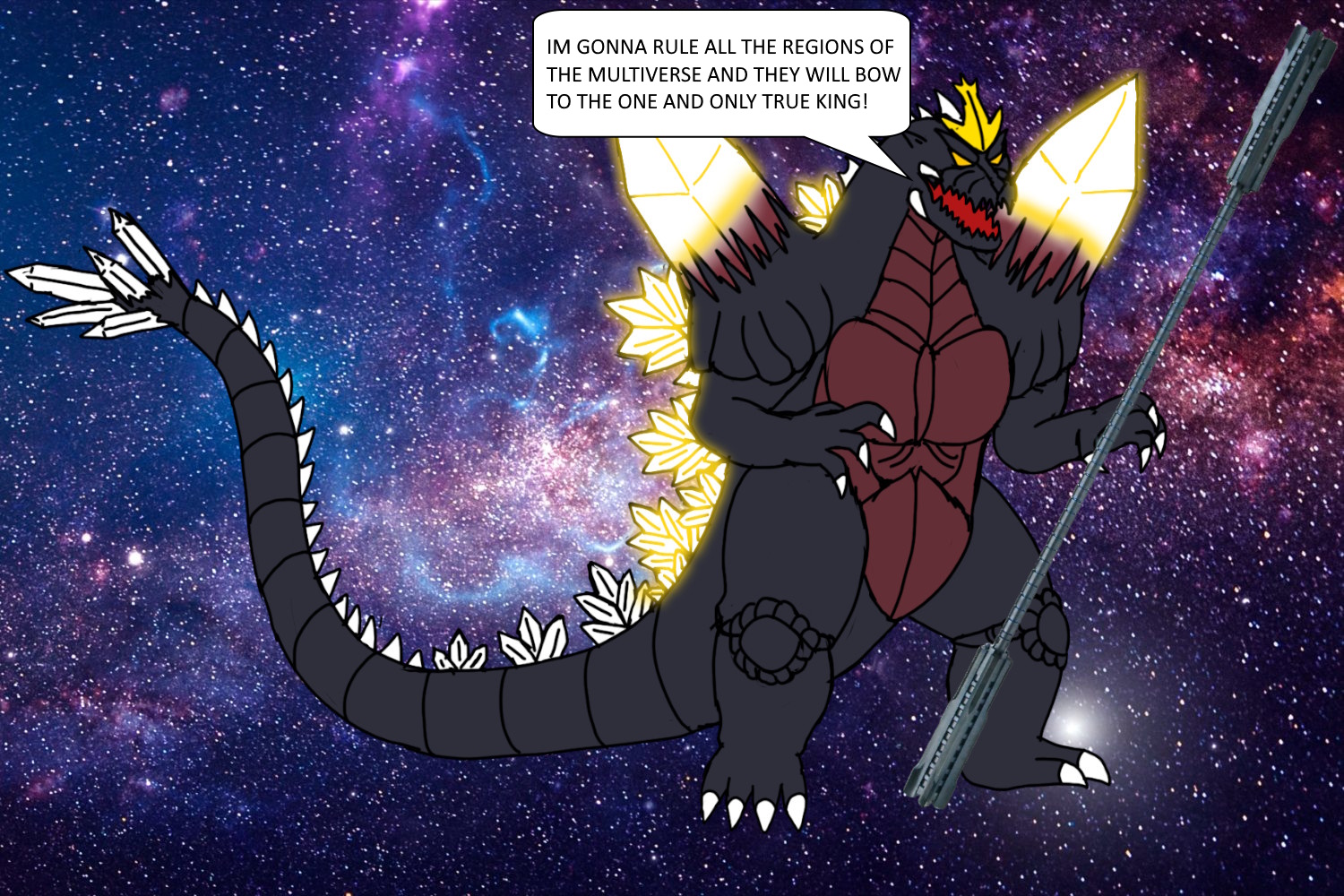 Shin Spacgodzilla SpaceGodzilla's New Power by JumbotheElephant on DeviantArt
