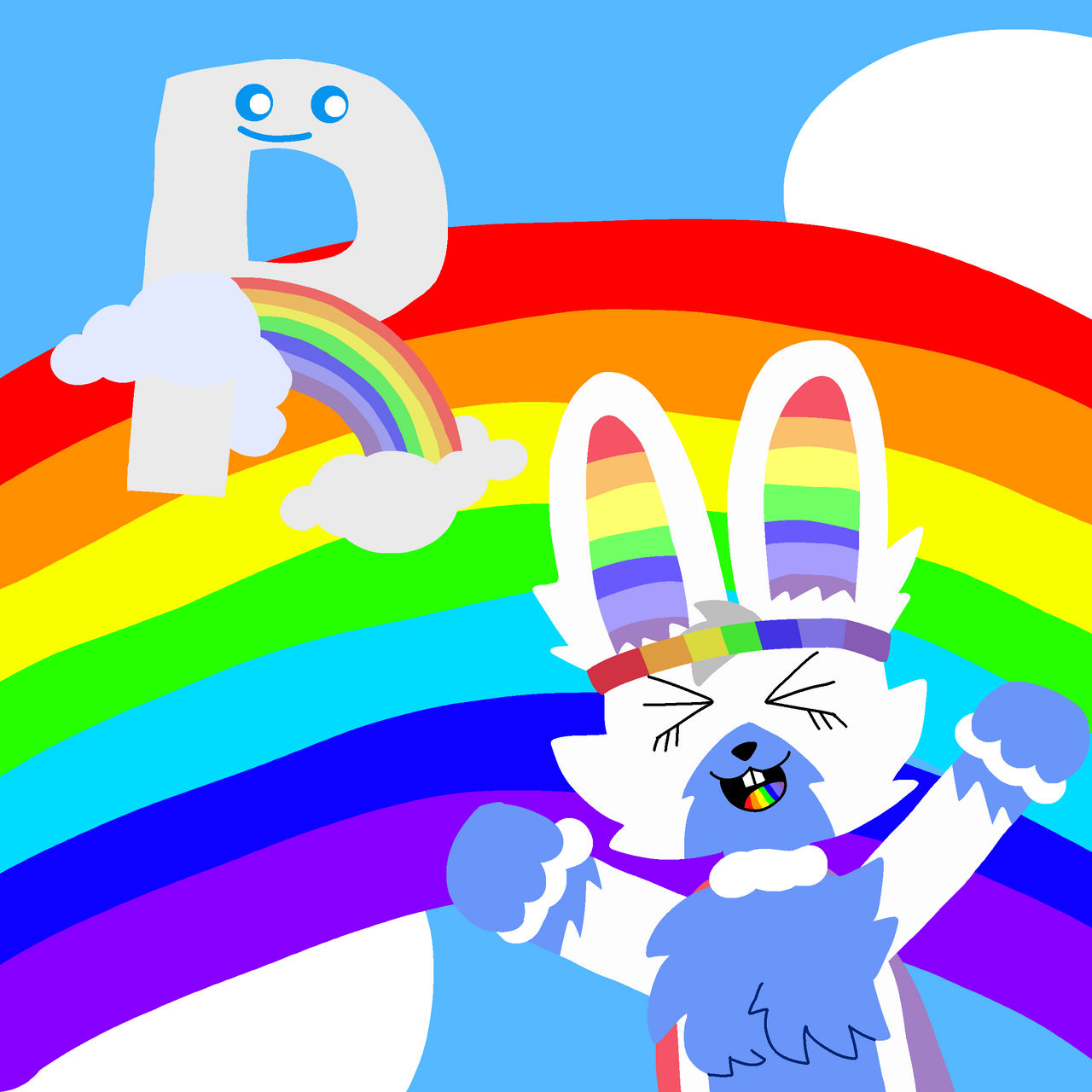 A Rabbit and The Letter R by yesideaart27 on DeviantArt