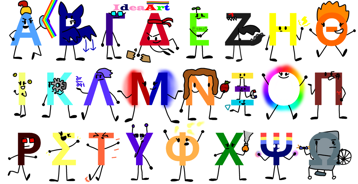 Physics Greek Alphabet by yesideaart27 on DeviantArt