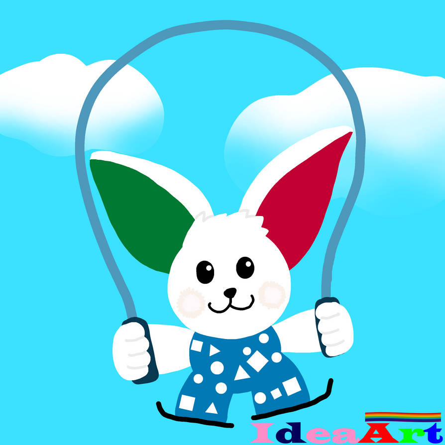 Parabbit jump-roping by yesideaart27 on DeviantArt
