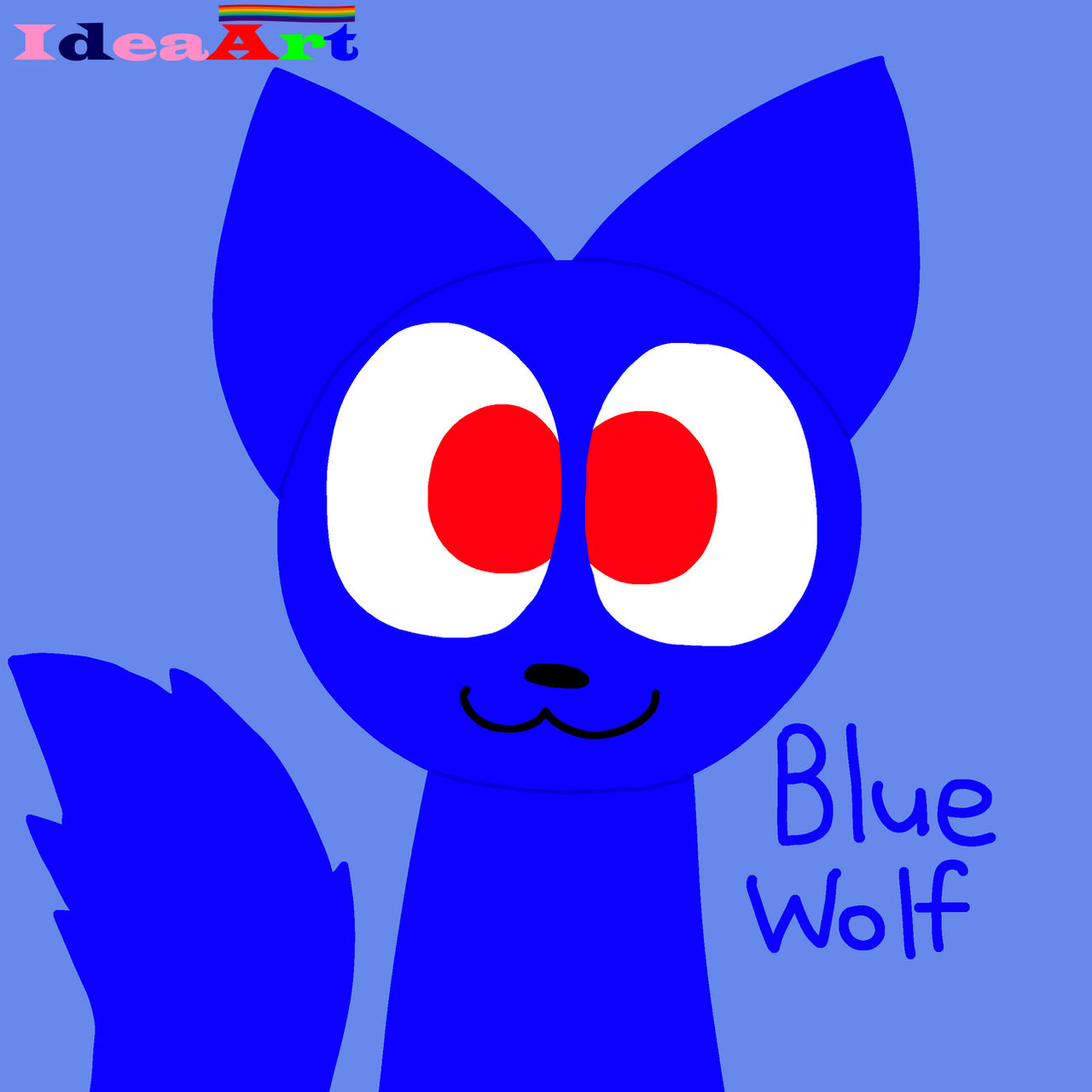 Blue Wolf by yesideaart27 on DeviantArt