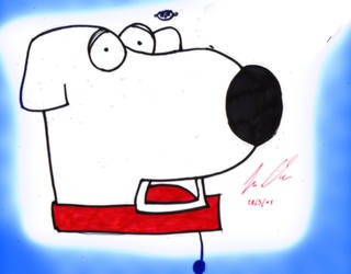 Brian Griffin Close-Up...