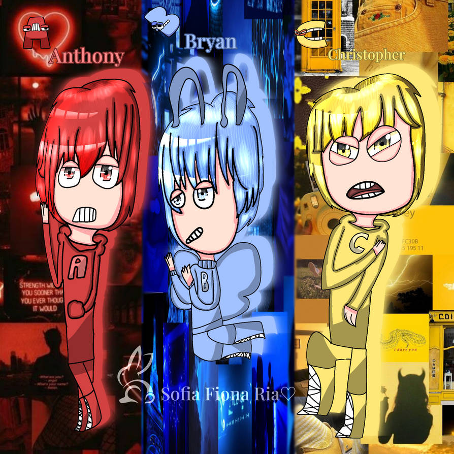 Alphabet Lore Human Redesigned Part 1 by SofiaFionaOfficial on DeviantArt