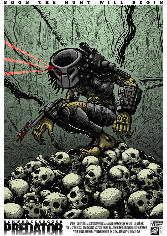Predator Redux Predator Movie Poster Redux by TomBerryArtist on DeviantArt
