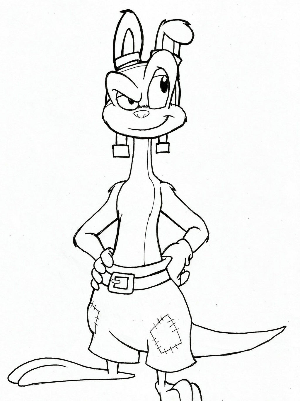 Daxter - Jak and Daxter (Inktober) by JustinGreene