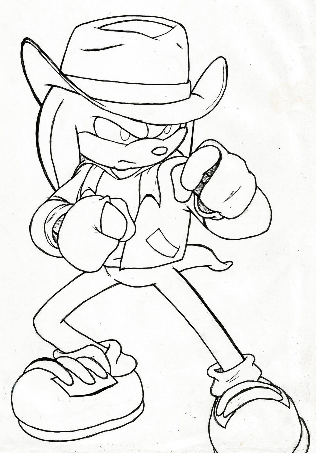 Justin - Sonic OC (Inktober) by JustinGreene