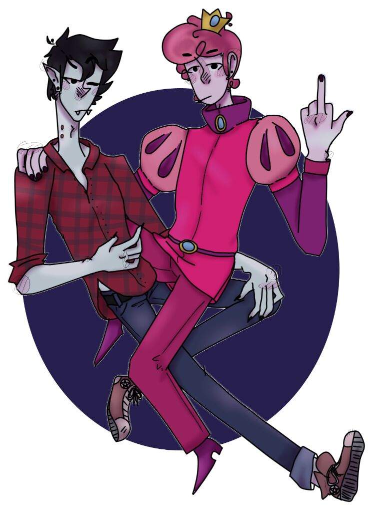 Prince Bubblegum And Marshall Lee