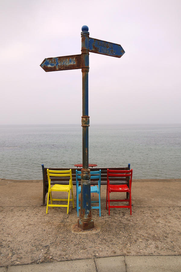 Hazy day at Pennan