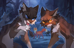 Hawkfrost and Brambleclaw