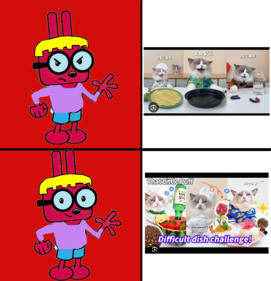 fuggy like chef cat hates angry puff by Edith83 on DeviantArt