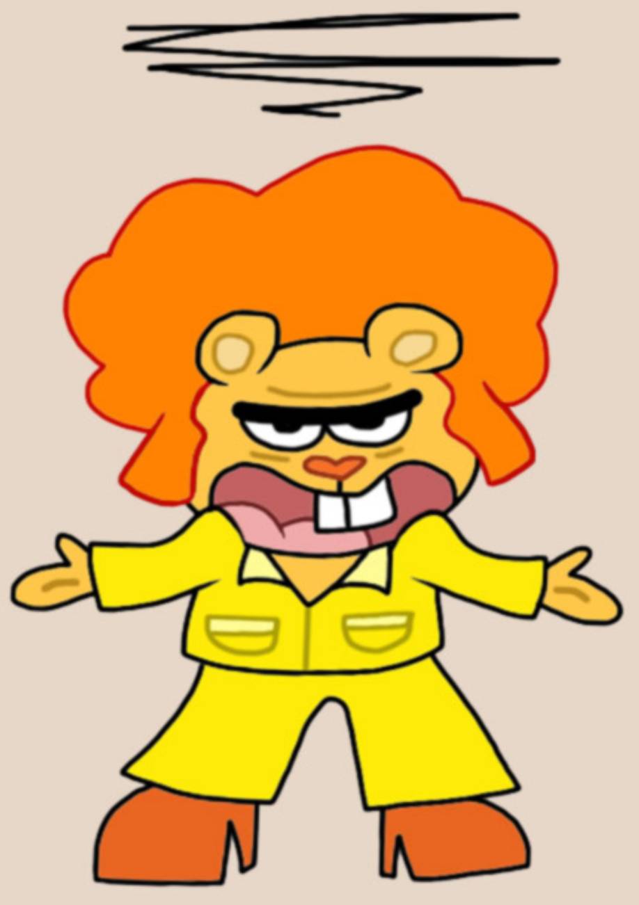 angry disco bear