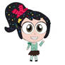 vanellope in unikitty style