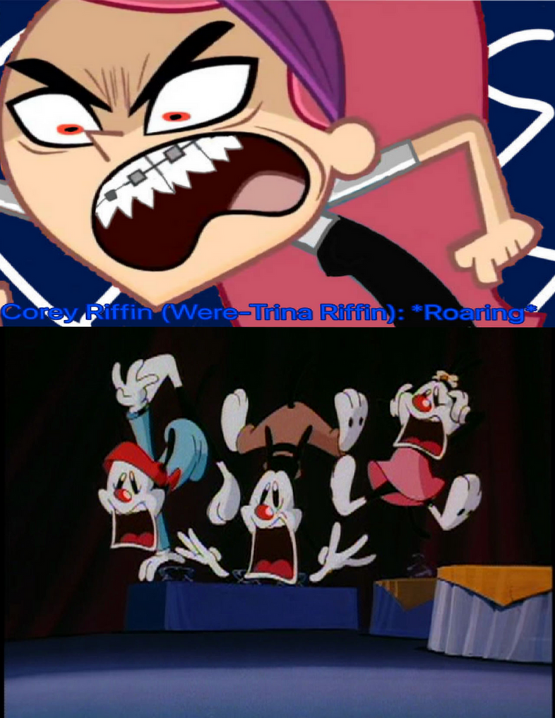 corey riffin (were-trina riffin) scares 3 warner by Edith83 on DeviantArt