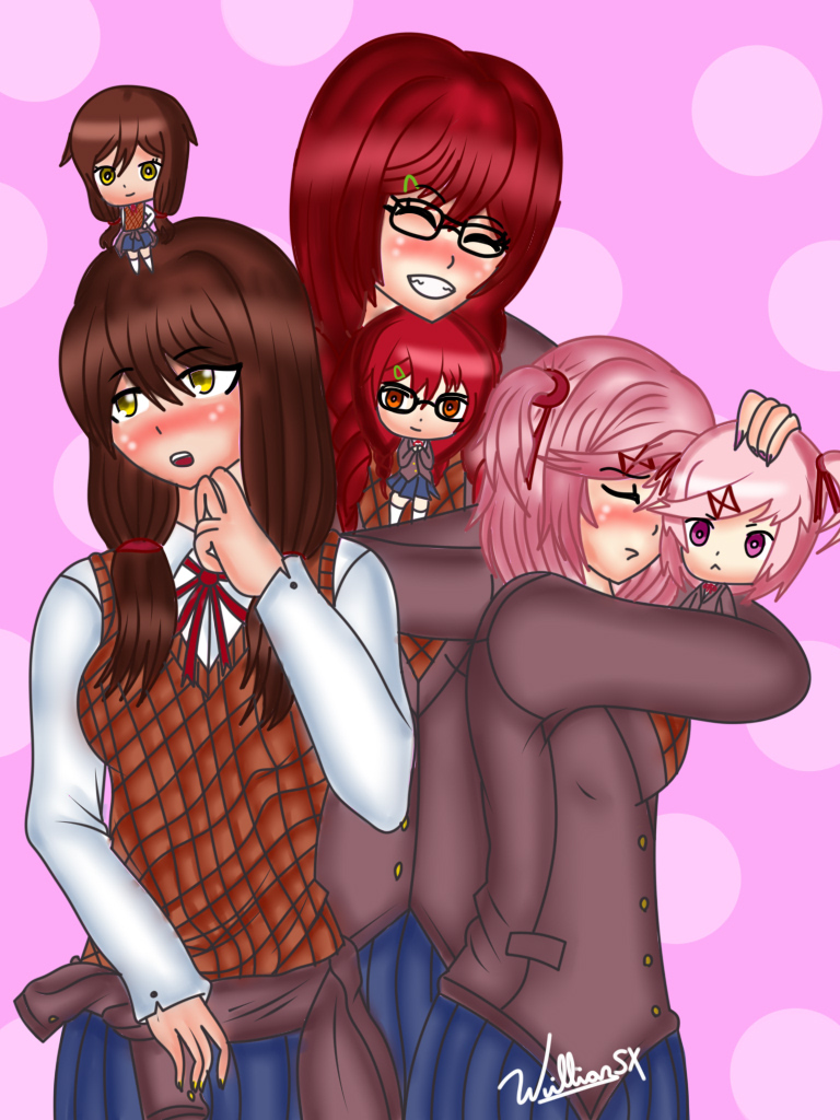 The dokis with a long hair @WillianSX by WillianXS on DeviantArt