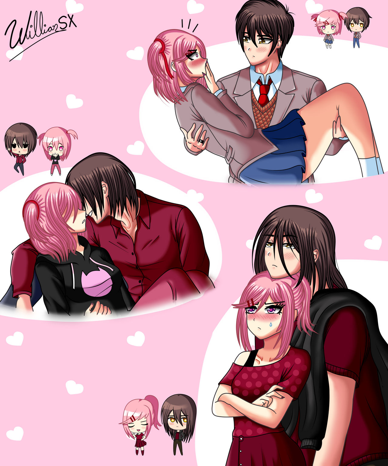 Natsuki MC Remake DDLC Fanart By WillianXS On DeviantArt natsuki-mc-remake-ddlc-fanart-by-willianxs-on-deviantart