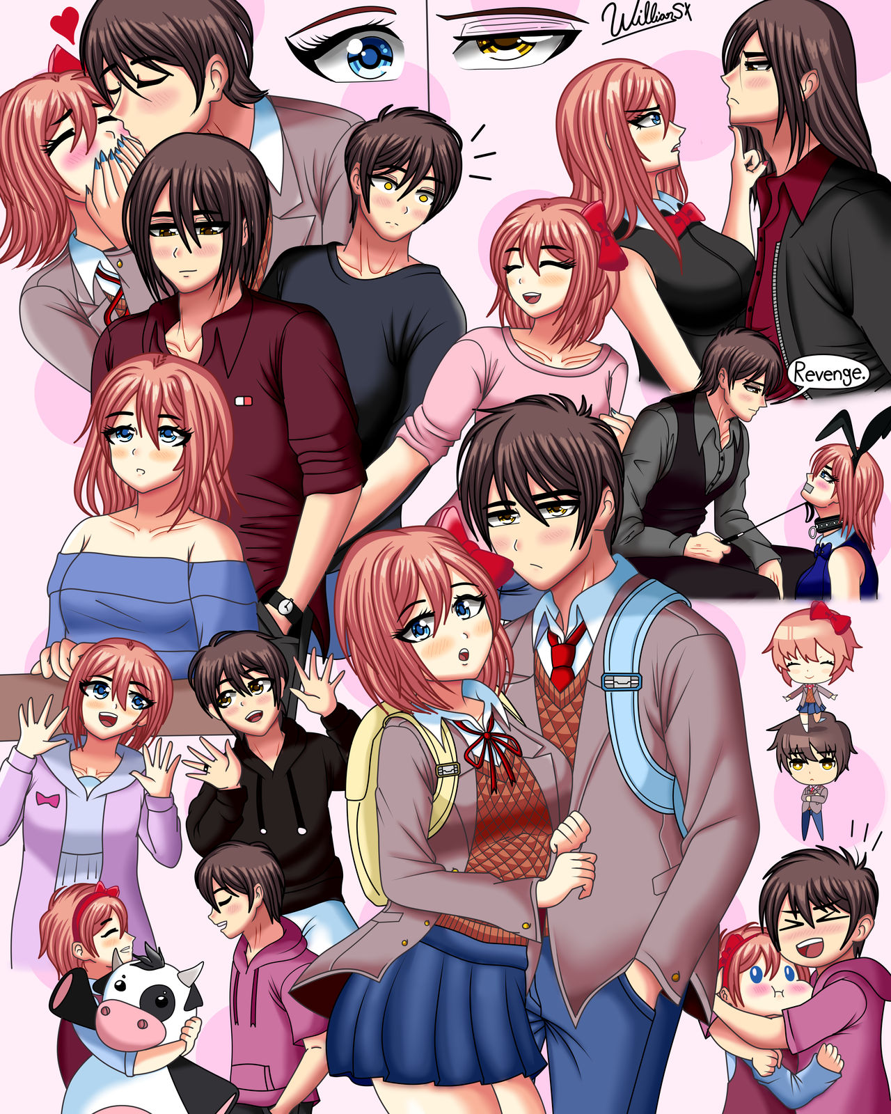 Doki Doki Literature Club! Phone background by Just-Sayori on DeviantArt