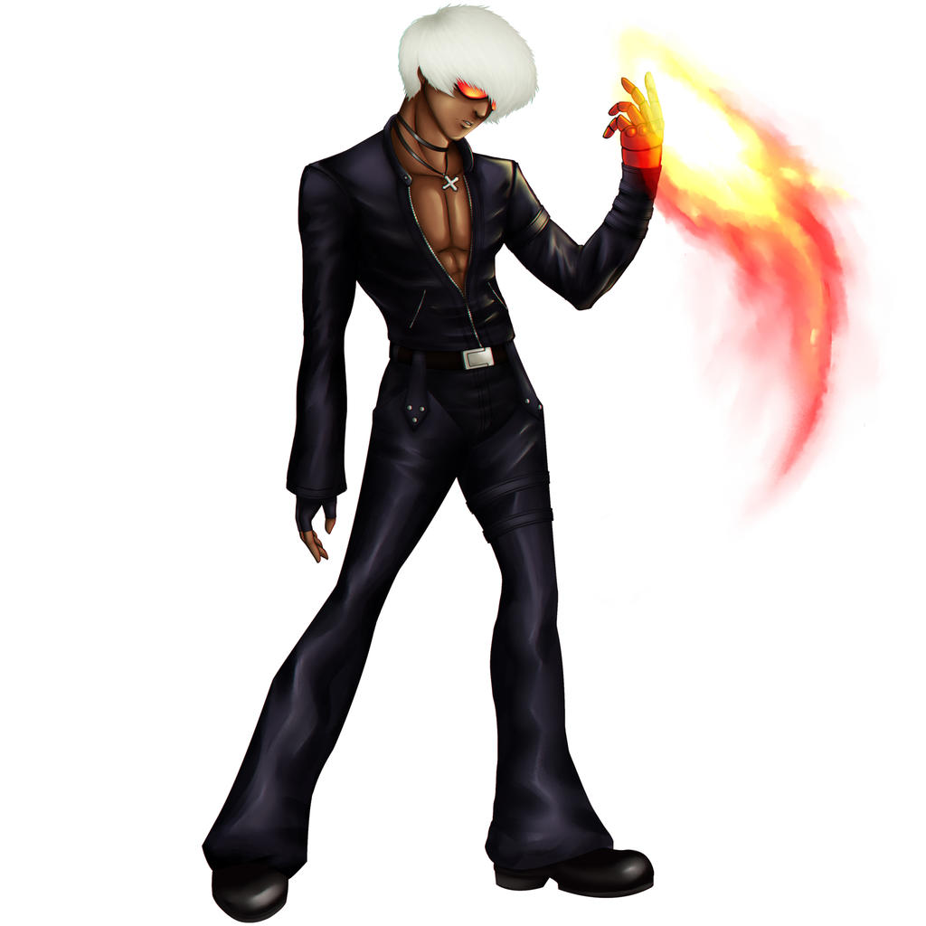 K'- KOF Fan art by MaiCrimsonheart on DeviantArt