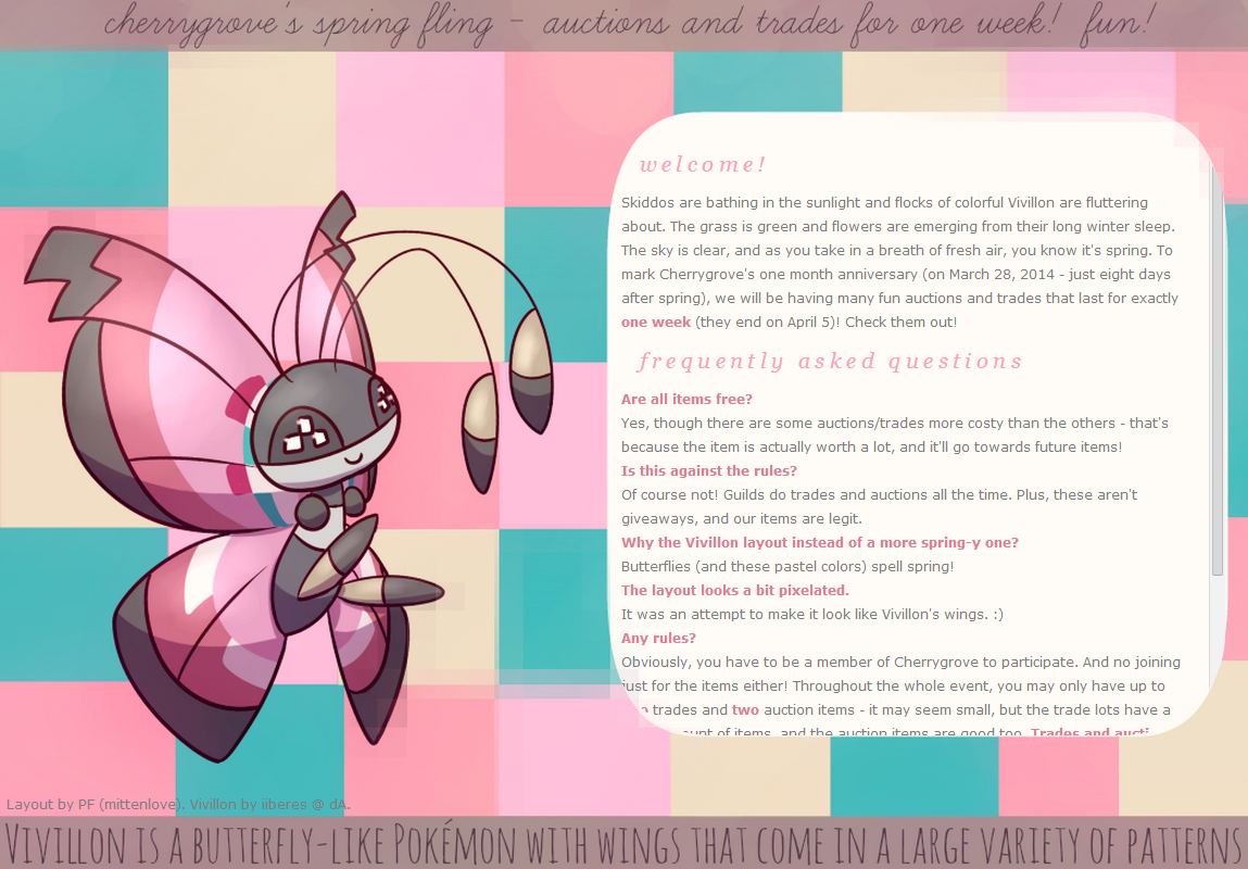 Vivillon Layout