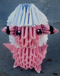 #180 Flaaffy - 3D origami