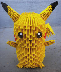 #25 Pikachu - 3D origami