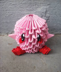Chibi Kirby - 3D origami